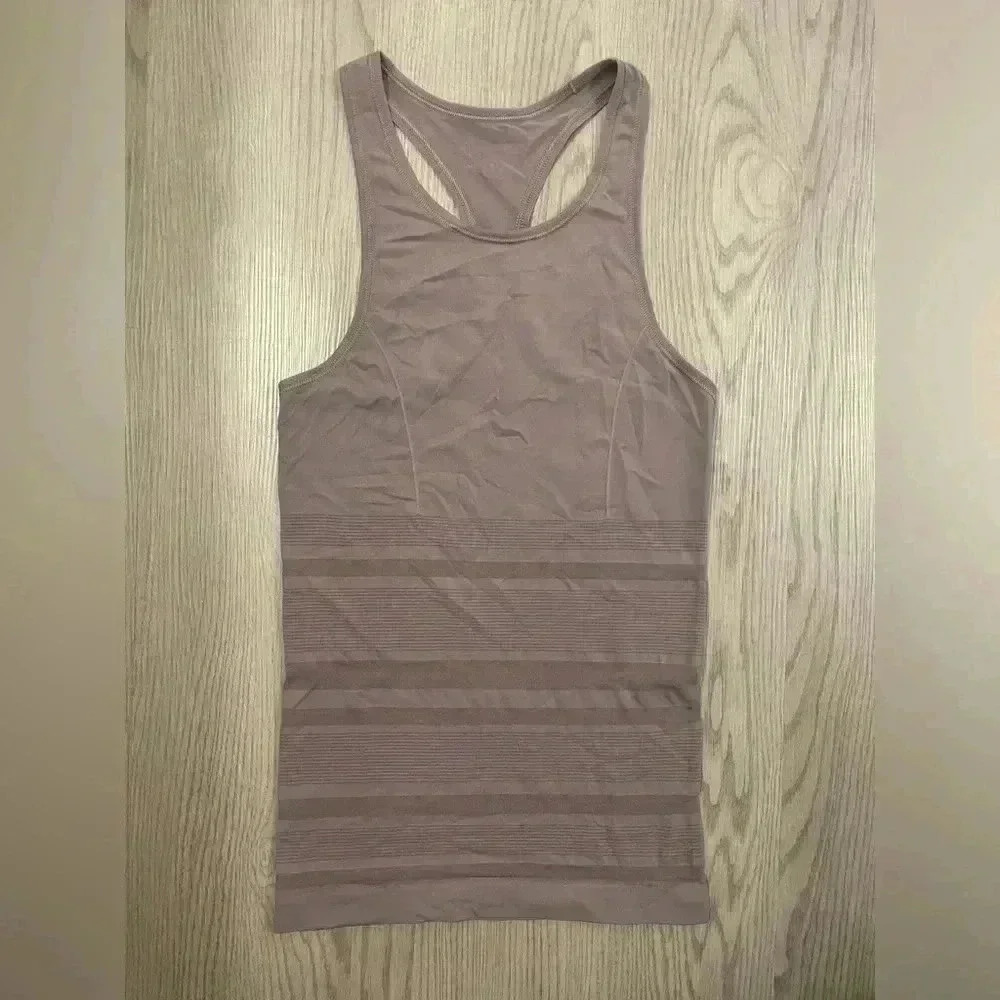 Lululemon Athletica Gleam and Glow Tank Frosted Mulberry